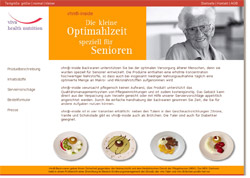 Webseite viva-health-nutrition